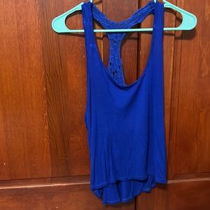 Blue tank top